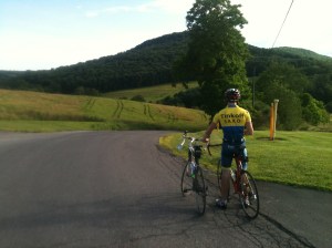 Near top of the hill in PA